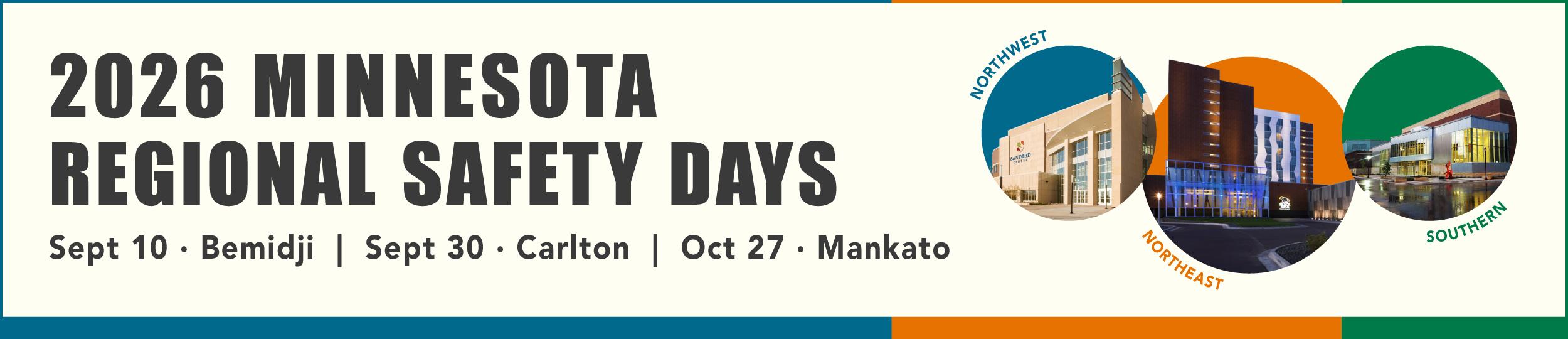 banner for 2026 Regional Safety Days